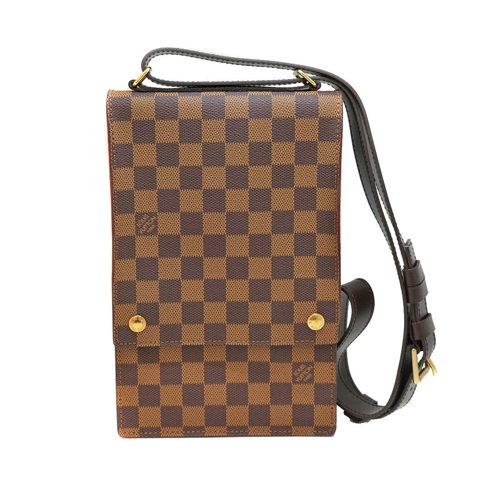Louis Vuitton Portobello Shoulder Bag Damier Brown